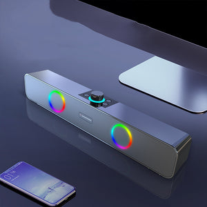 Home Lightweight Bluetooth Dual Subwoofer Speaker