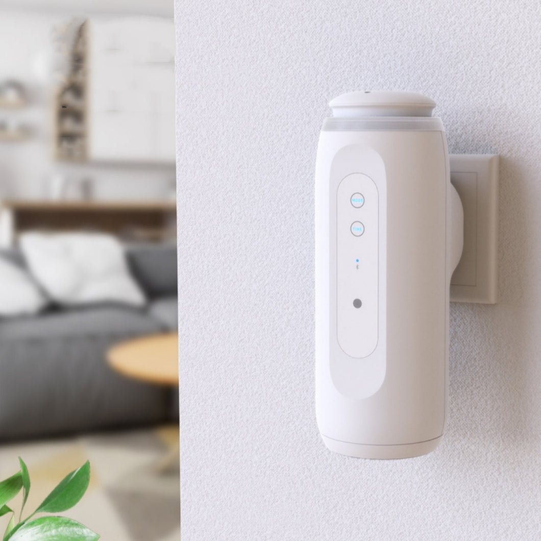 Wall Plug Air Cachin Essential Oil Diffuser Smart Waterless Bluetooth Automatic Fragrance Spray