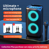 Home Lightweight Bluetooth Dual Subwoofer Speaker