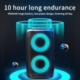 Home Lightweight Bluetooth Dual Subwoofer Speaker